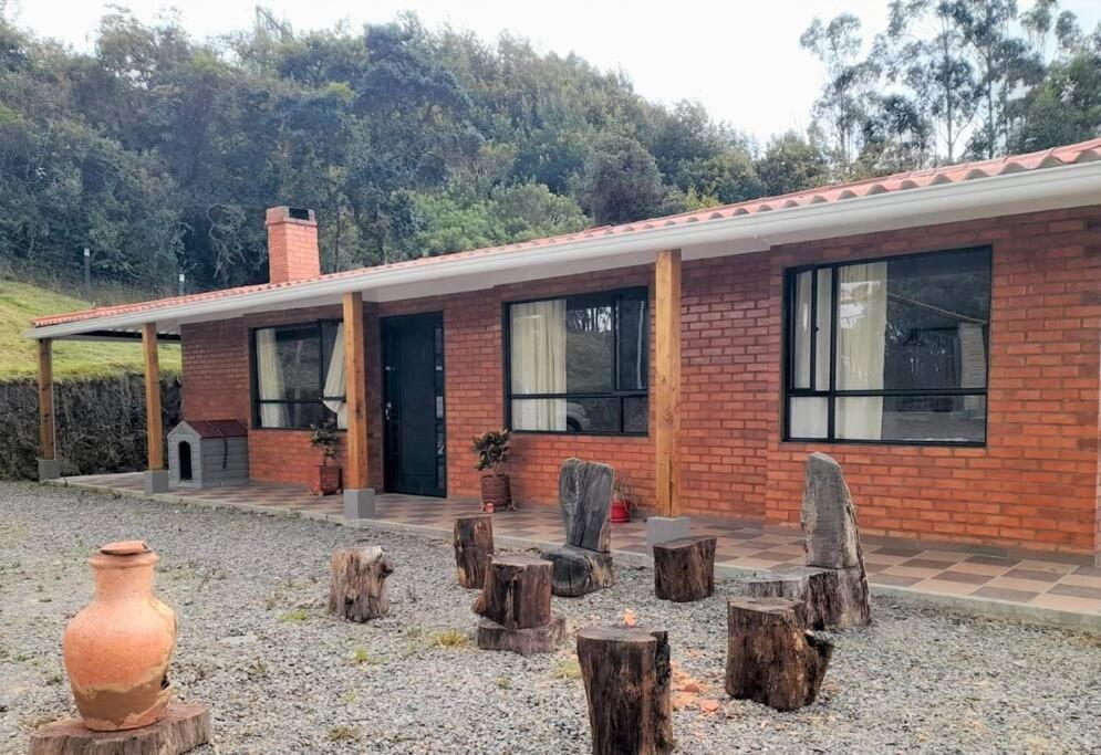 Hermosa Casa Campestre Moderna "Rancho La Marina" Chiquinquirá Buitenkant foto
